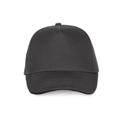 Casquette avec sandwich contrasté - 5 panneaux