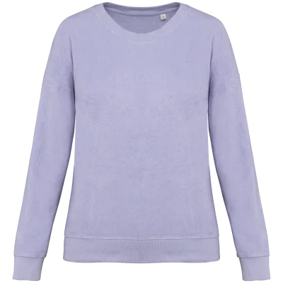 Sweat-shirt écoresponsable en éponge femme