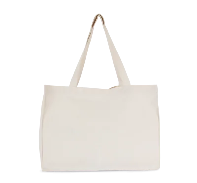 Grand sac shopping en coton recyclé