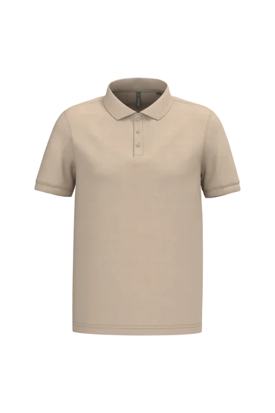 Polo piqué manches courtes homme