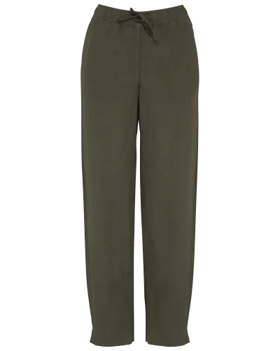 Pantalon délavé en lin femme