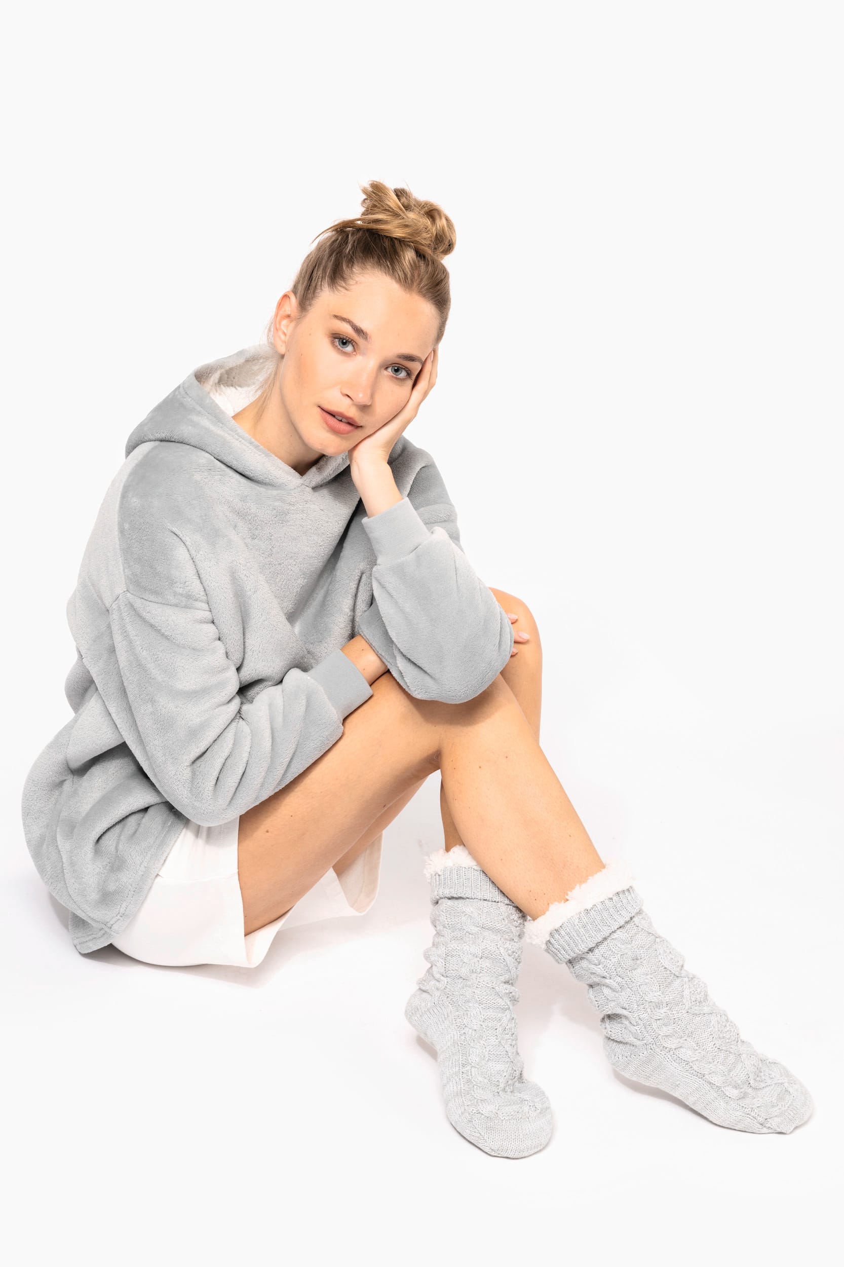 Chaussettes lounge doublées sherpa