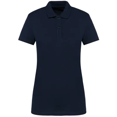 Polo Supima® manches courtes femme