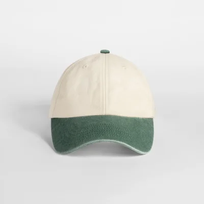 Casquette vintage compacte visière contrastée