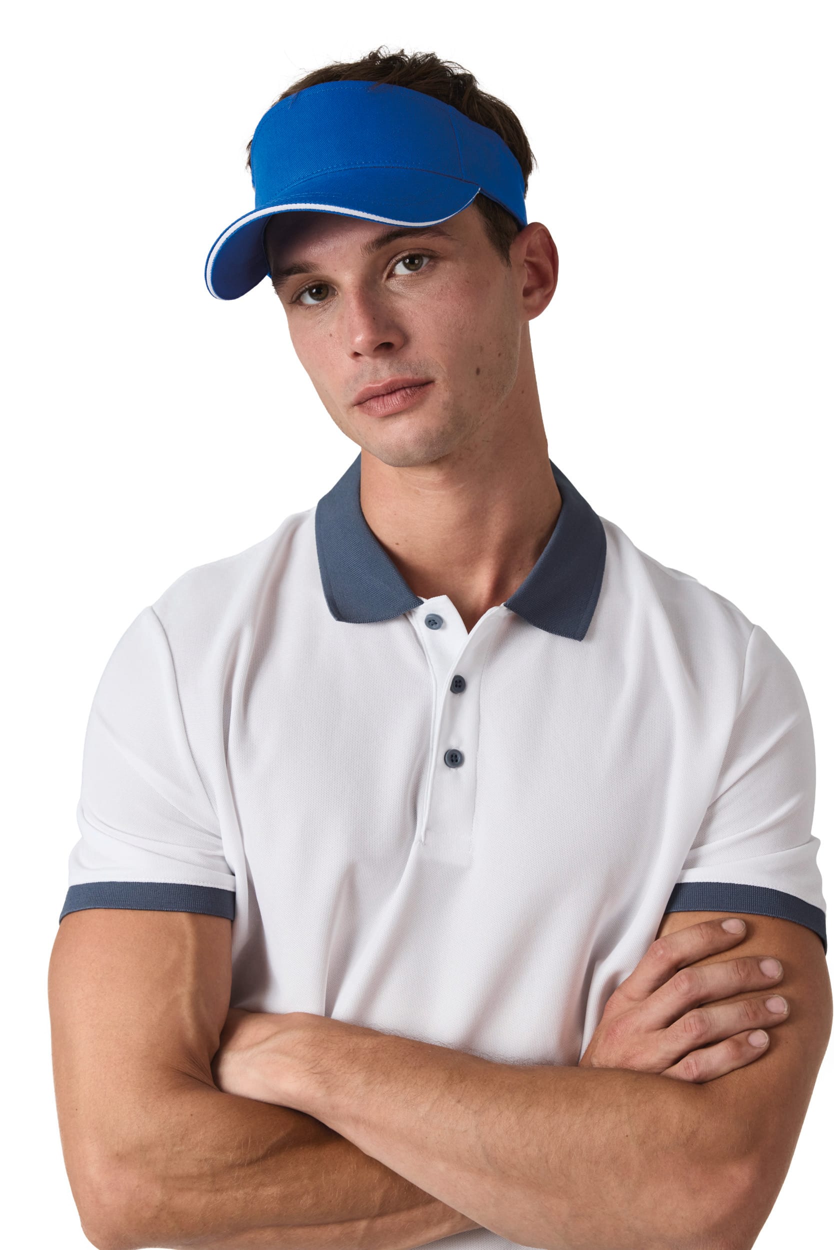 Visière sport en coton