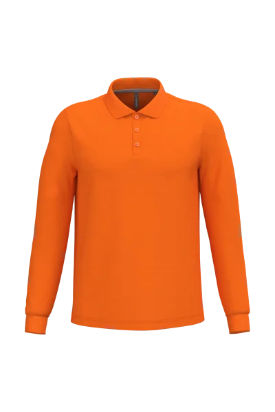 Polo manches longues homme