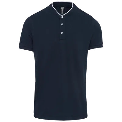 Polo col mao manches courtes homme