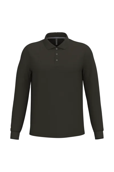 Polo manches longues homme