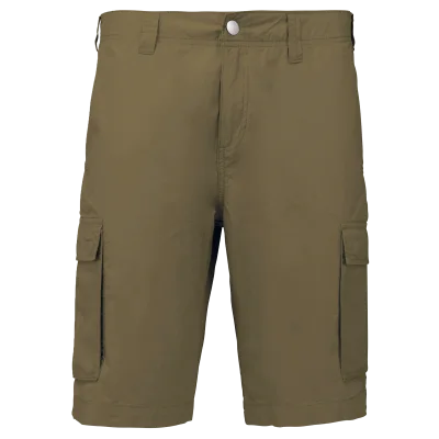 Bermuda léger multipoches homme