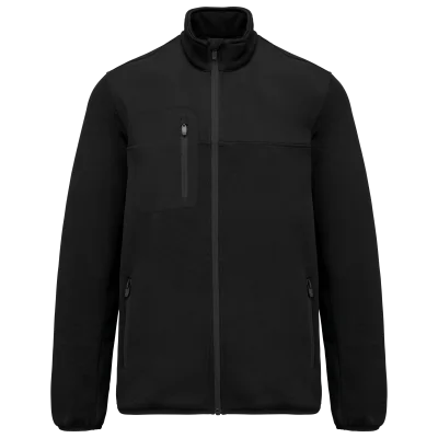 Veste recyclée en polytricot homme