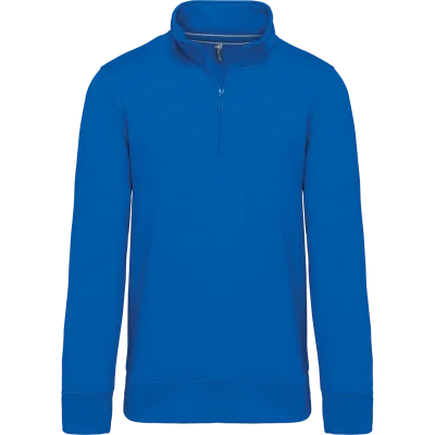 Sweat-shirt col zippé homme