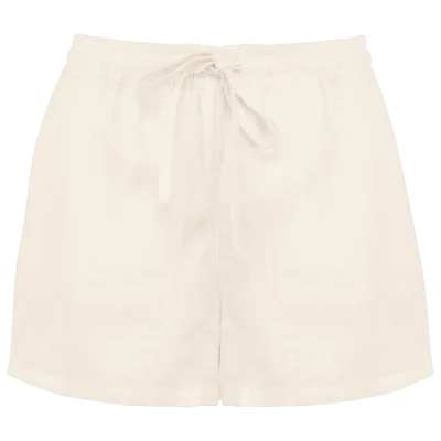 Short en lin femme