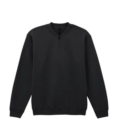 Sweat-shirt en molleton 1/4 zip