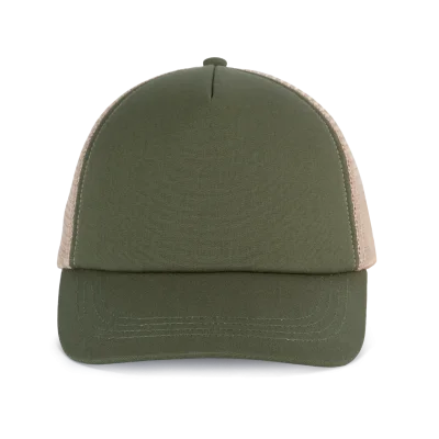 Casquette trucker 5 panneaux en coton canvas - K-up Gold Label