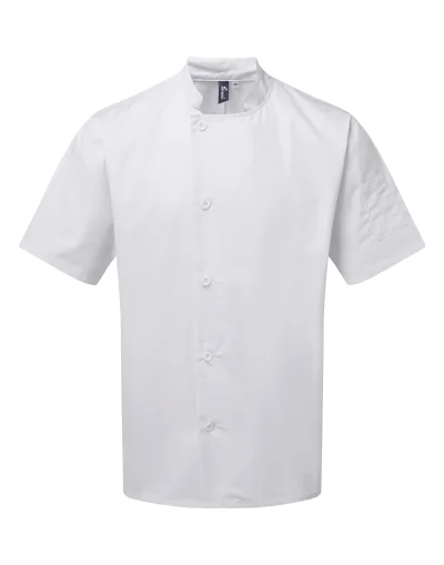 Veste chef cuisinier manches courtes "Essential"