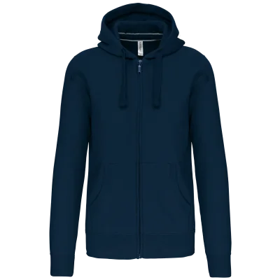 Sweat-shirt zippé capuche homme
