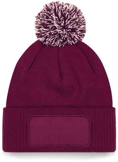 Bonnet à pompon patch Snowstar®
