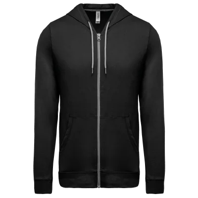 Veste coton légère à capuche