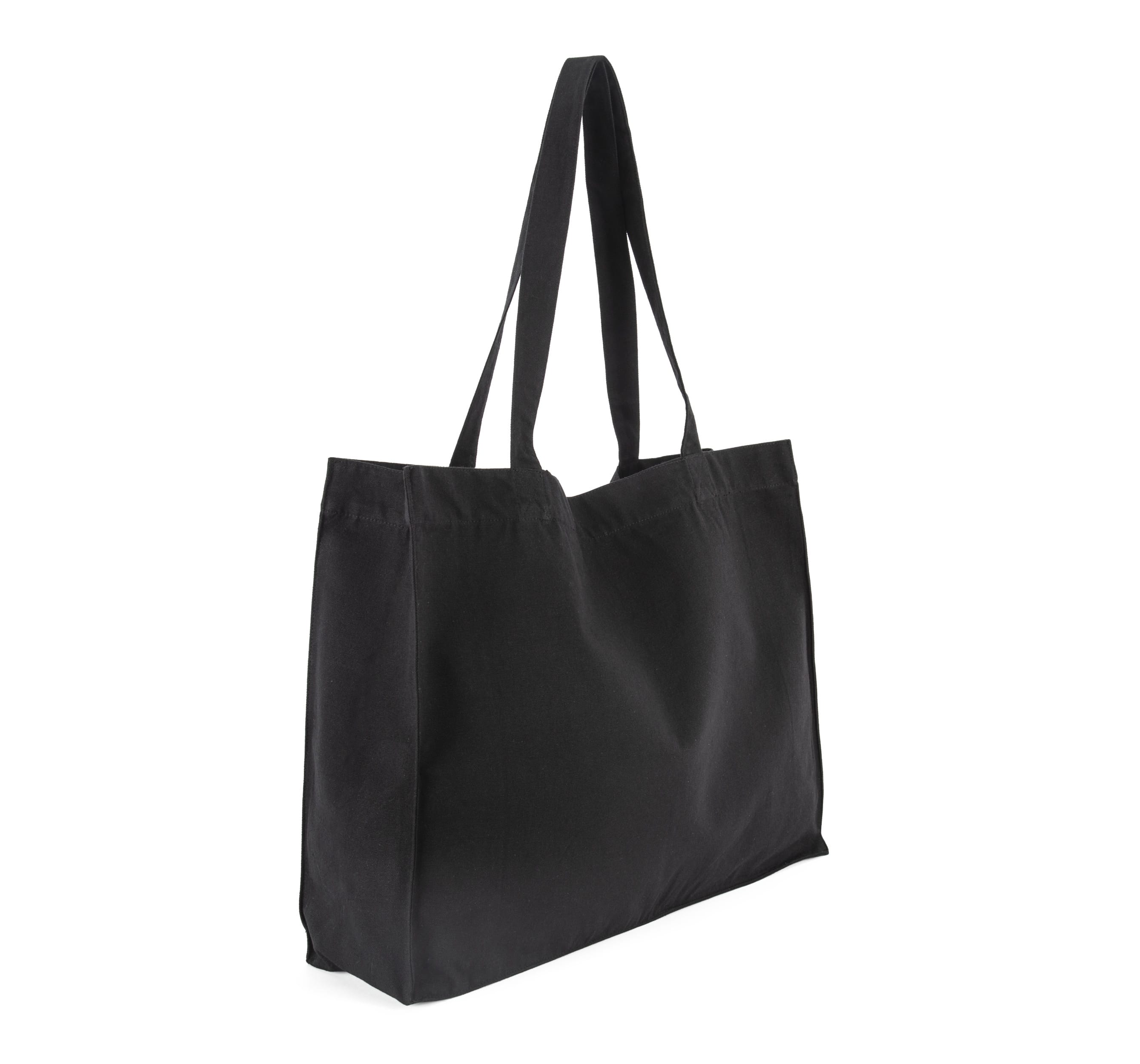 Grand sac shopping en coton recyclé