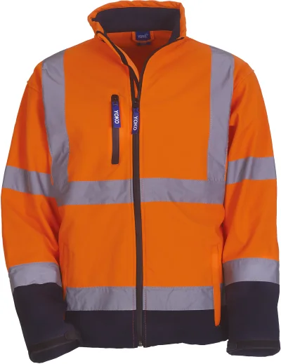 Veste softshell haute visibilité