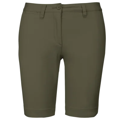 Bermuda chino femme
