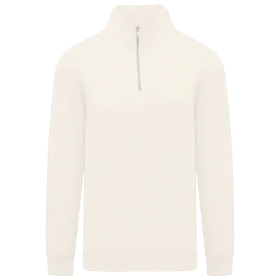 Sweat-shirt écoresponsable à col montant zippé homme