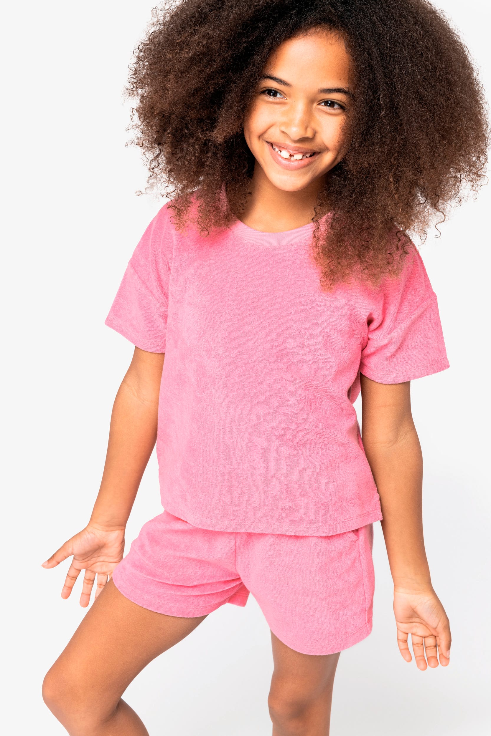 T-shirt écoresponsable en éponge fille