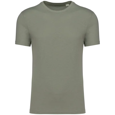 T-shirt écoresponsable en coton bio et lin unisexe