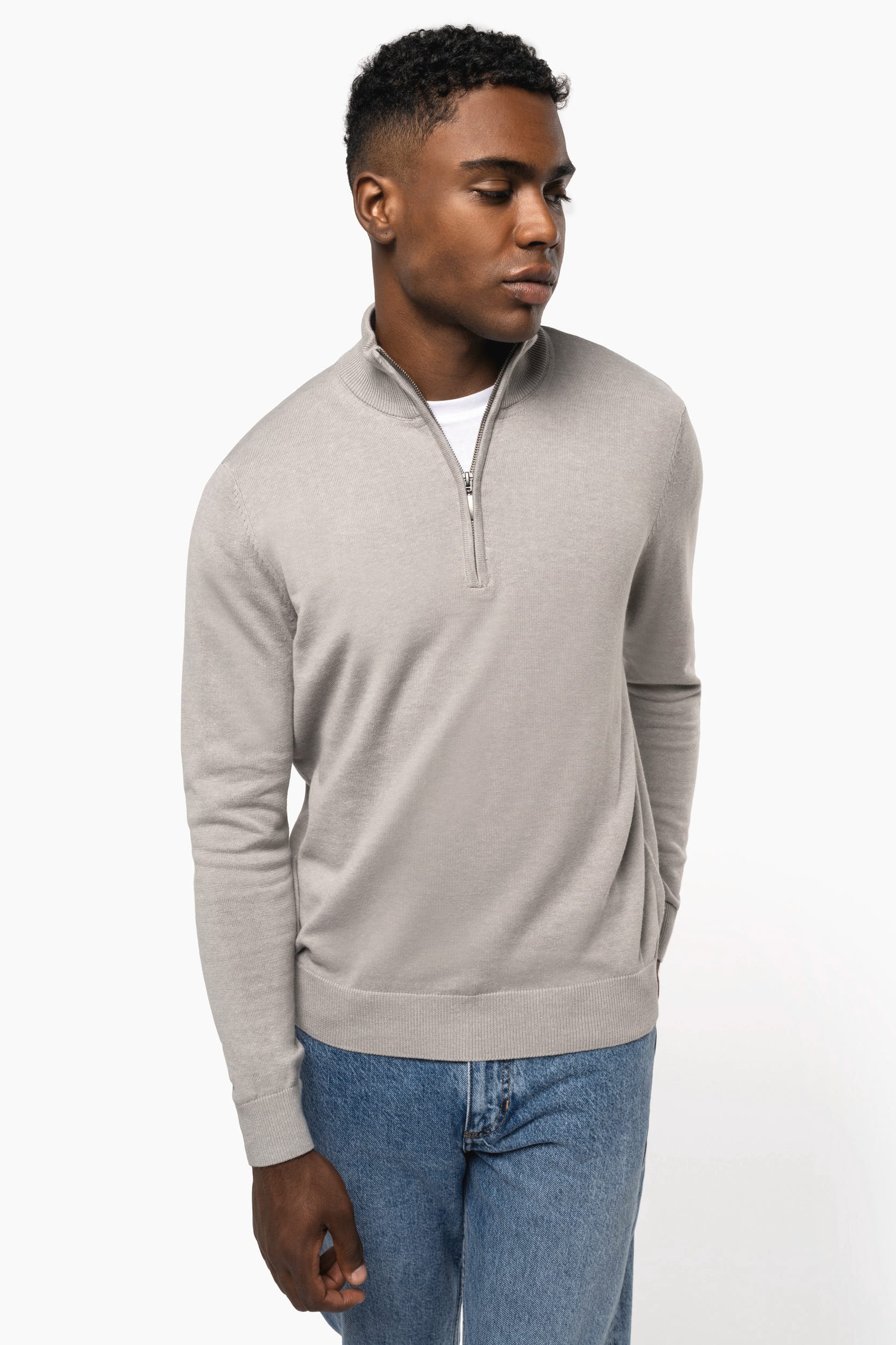 Pull 1/4 zip homme