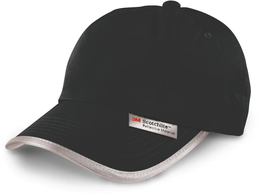 Casquette avec bordures réfléchissantes