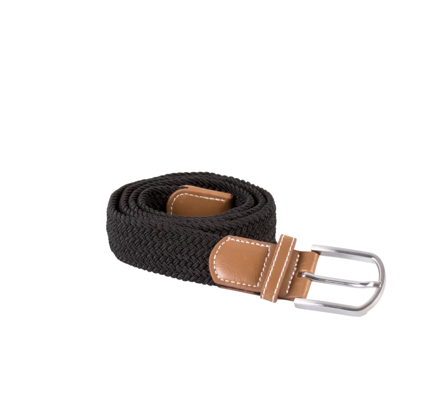 Ceinture tressée élastiquée