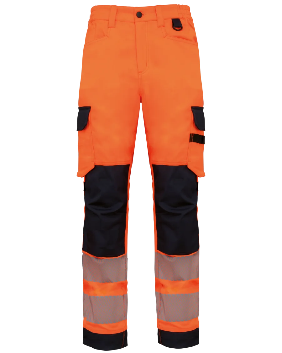 Pantalon de sécurité recyclé multipoches unisexe