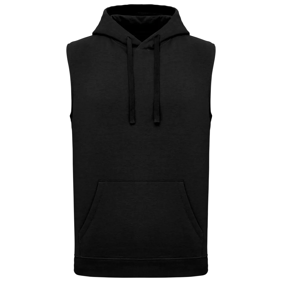 Sweat-shirt à capuche sans manches unisexe