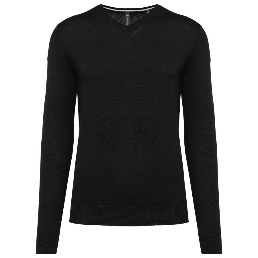 Pull col en V écoresponsable homme