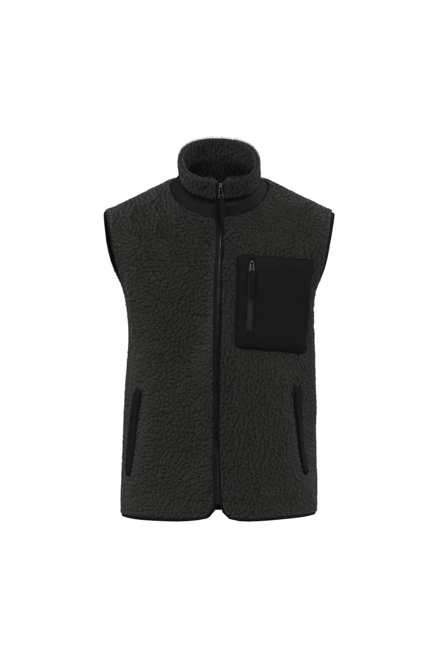 Bodywarmer écoresponsable en sherpa unisexe
