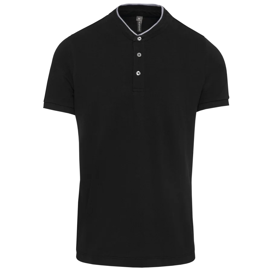 Polo col mao manches courtes homme