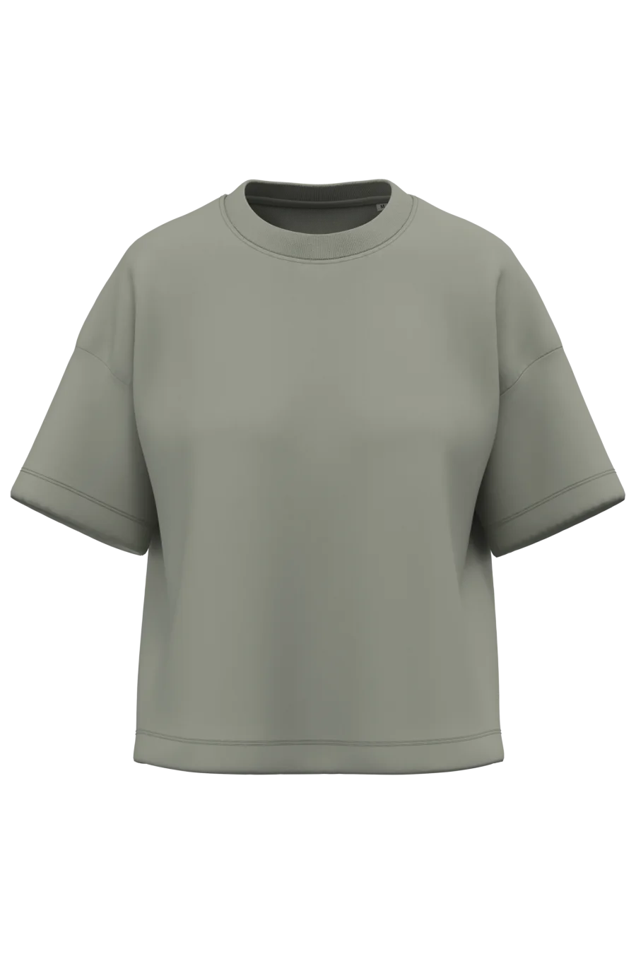 T-shirt écoresponsable boxy à épaules tombantes femme