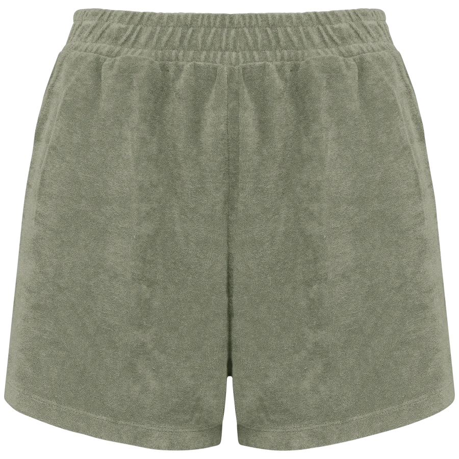 Short écoresponsable en éponge femme