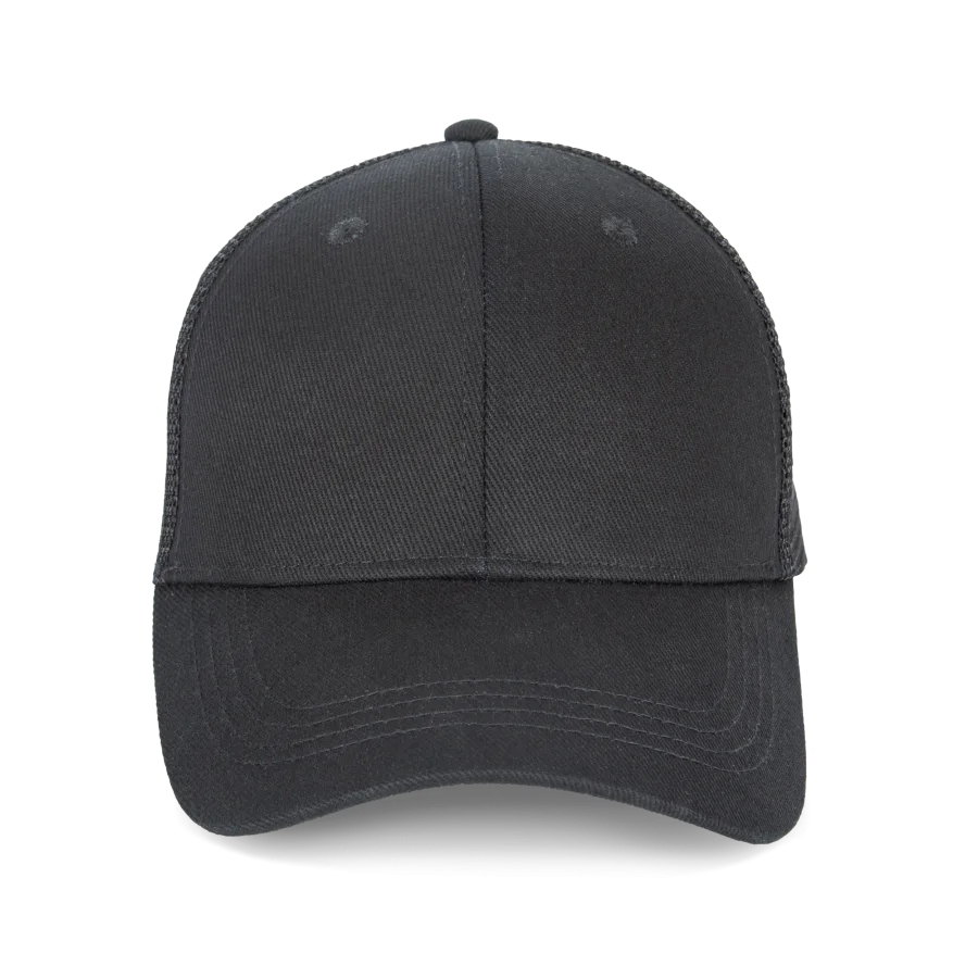 Casquette trucker écoresponsable 6 panneaux unisexe