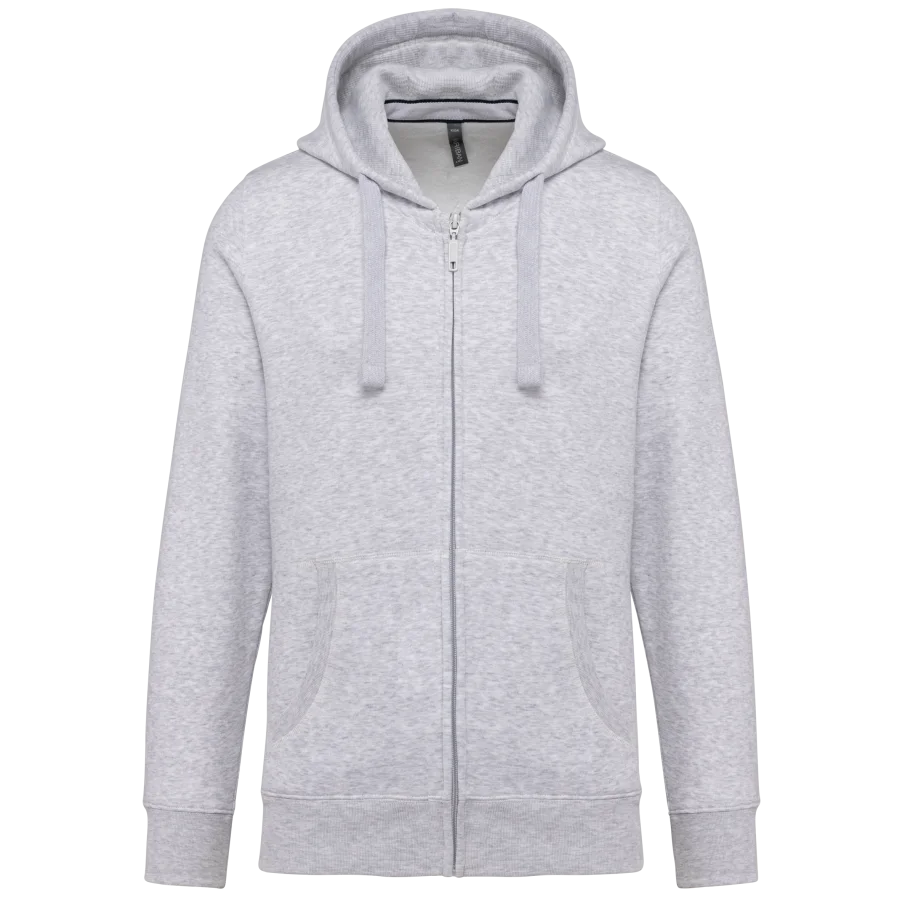 Sweat-shirt zippé capuche homme