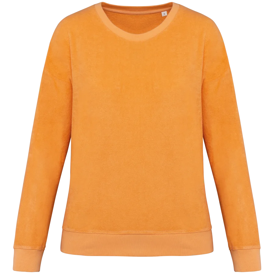 Sweat-shirt écoresponsable en éponge femme