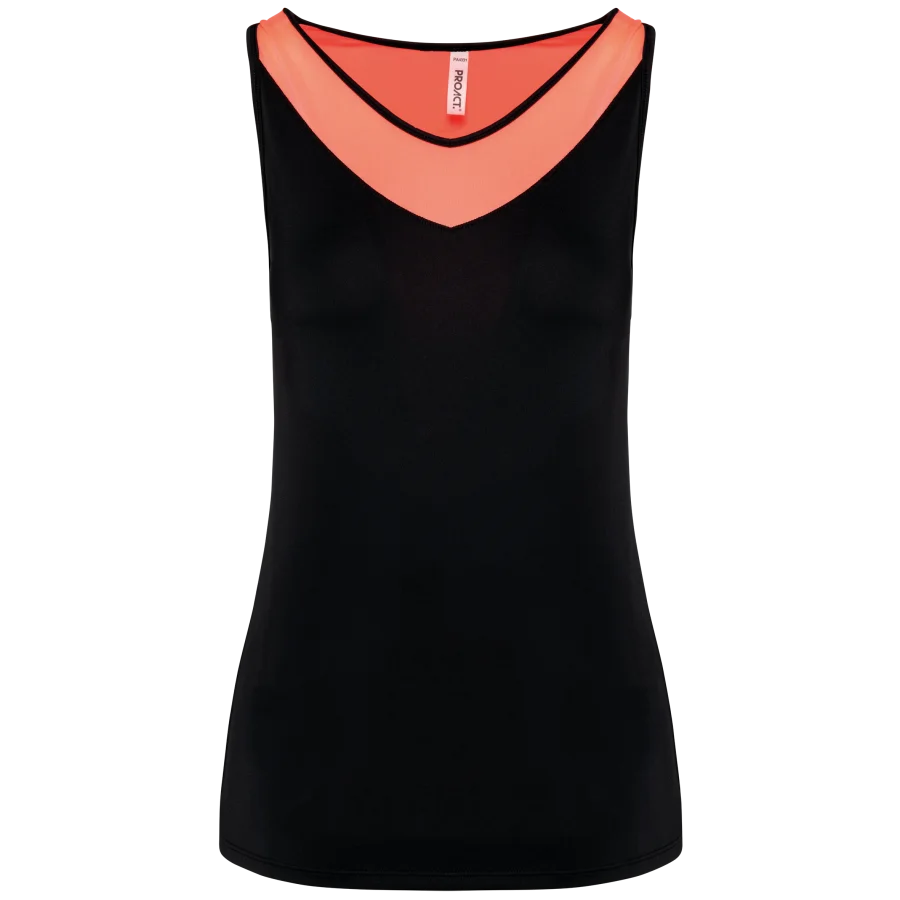 Débardeur de padel bicolore femme