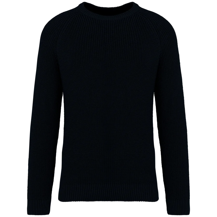 Pull écoresponsable à grosses mailles homme