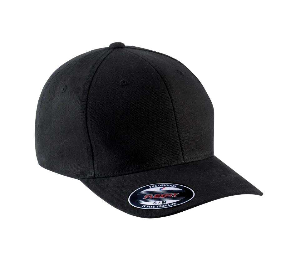 Casquette Flexfit coton brossé - 6 panneaux