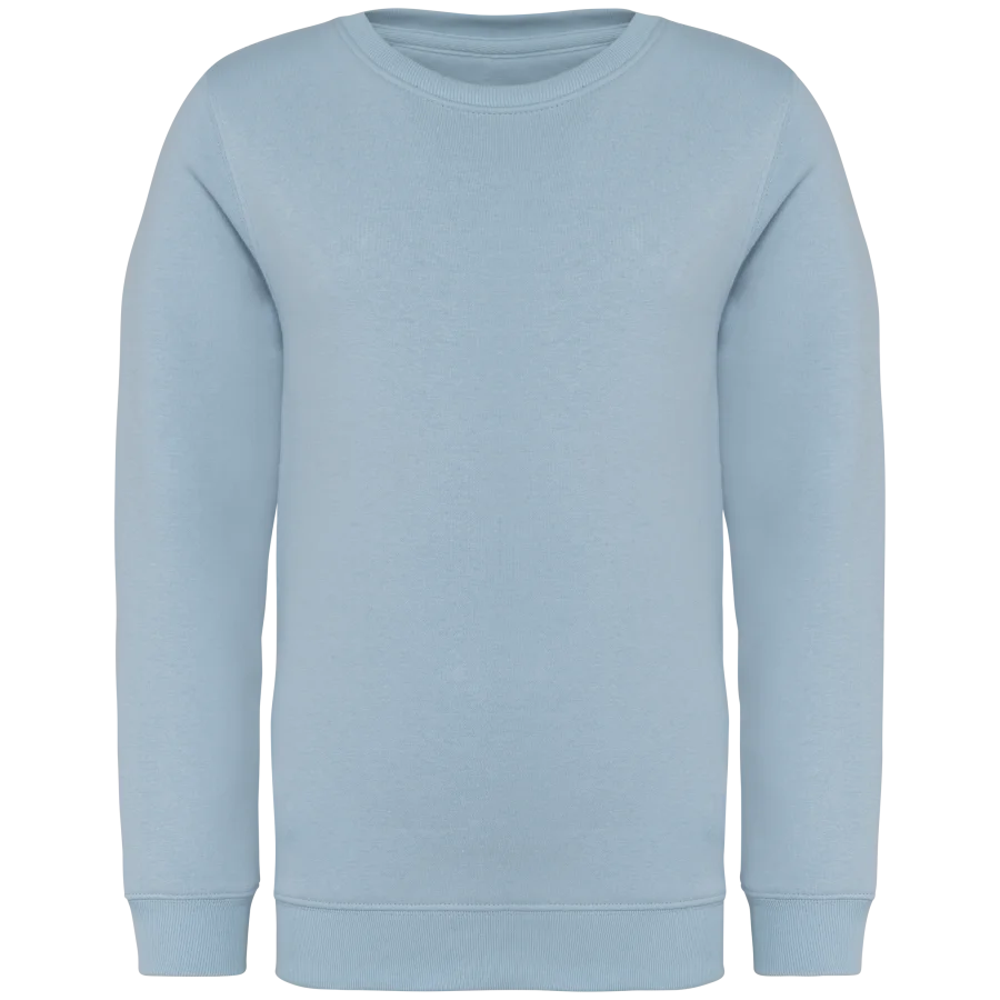Sweat-shirt écoresponsable à col rond enfant