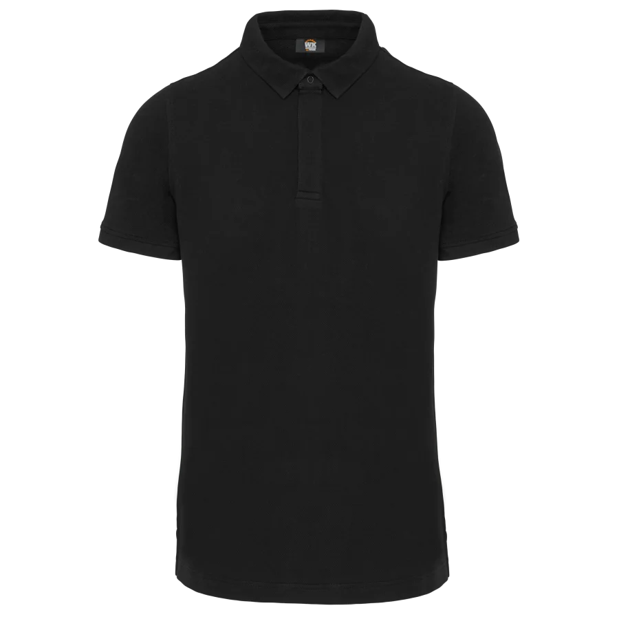 Polo col boutons pression manches courtes homme
