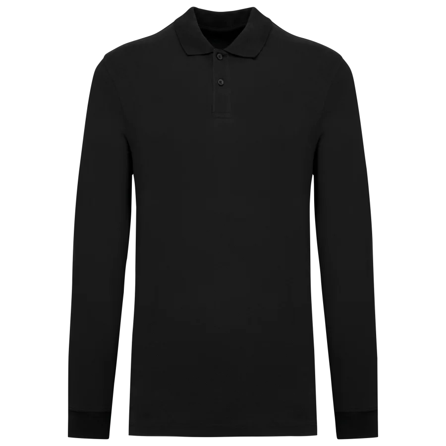 Polo piqué manches longues Bio180 homme