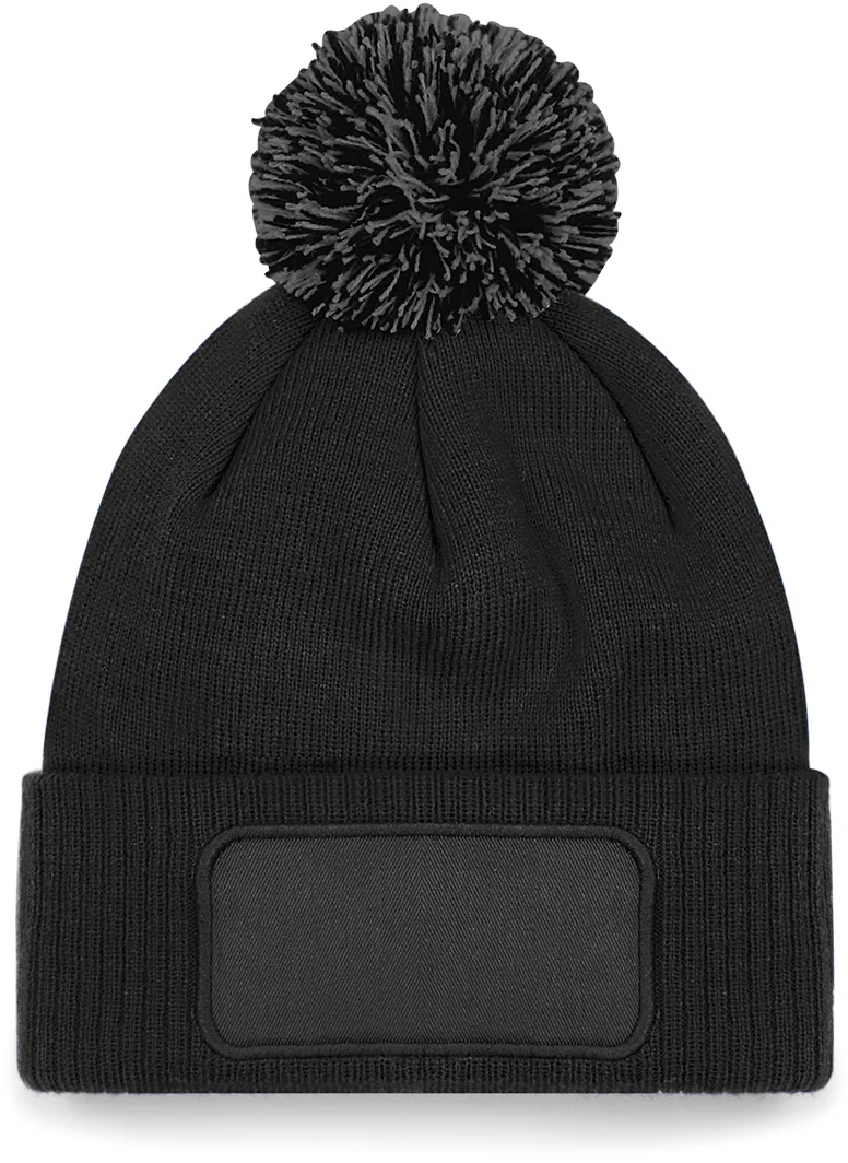 Bonnet à pompon patch Snowstar®