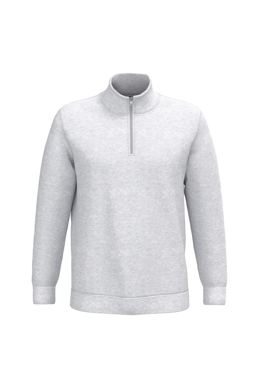 Sweat-shirt col zippé homme