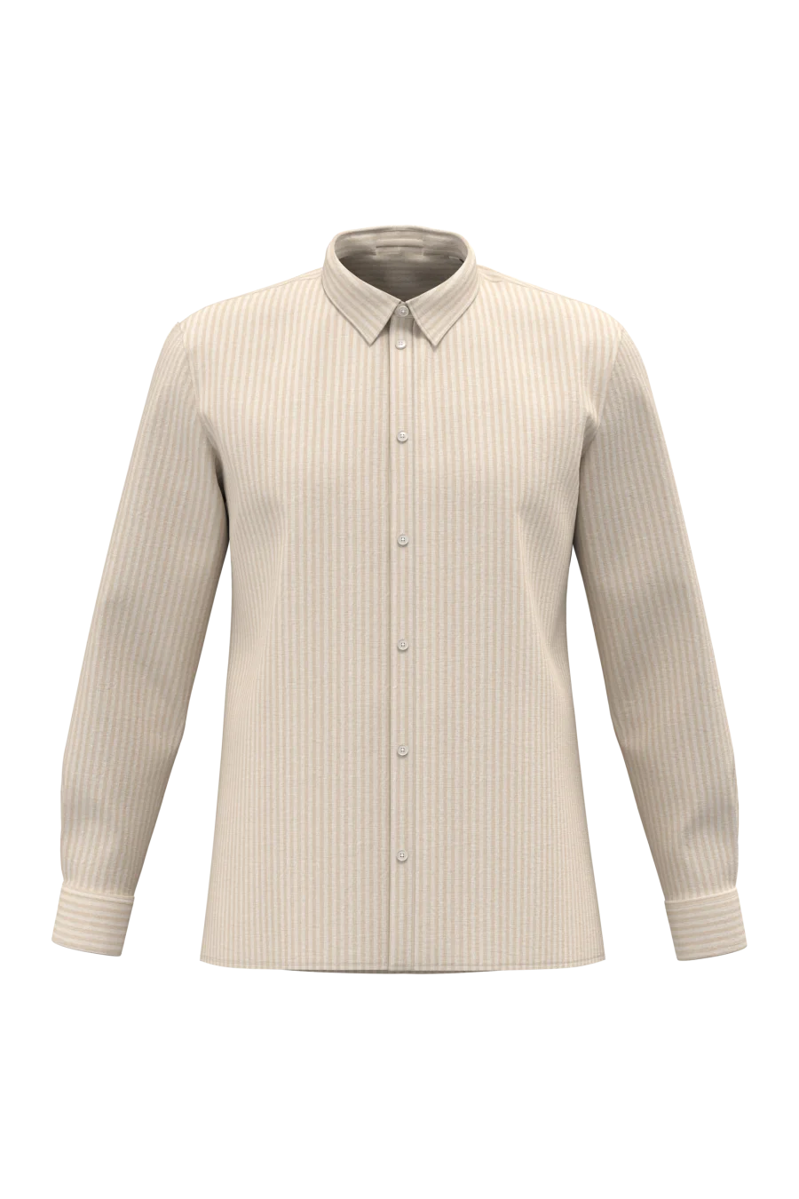 Chemise rayée en lin homme
